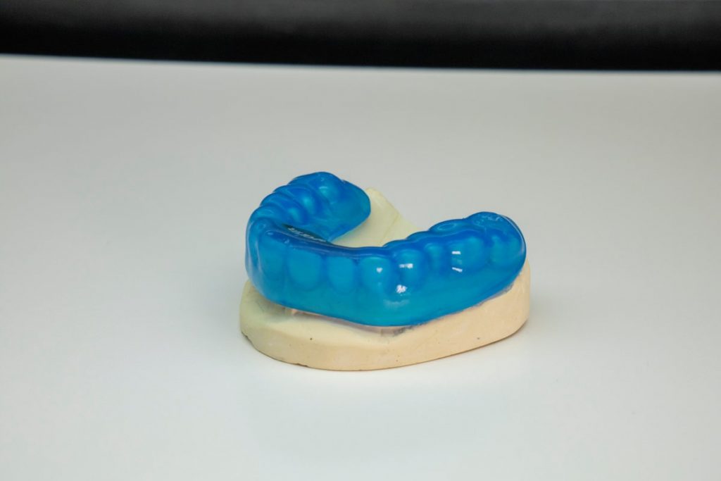 Blue Sportguards Dental Lab